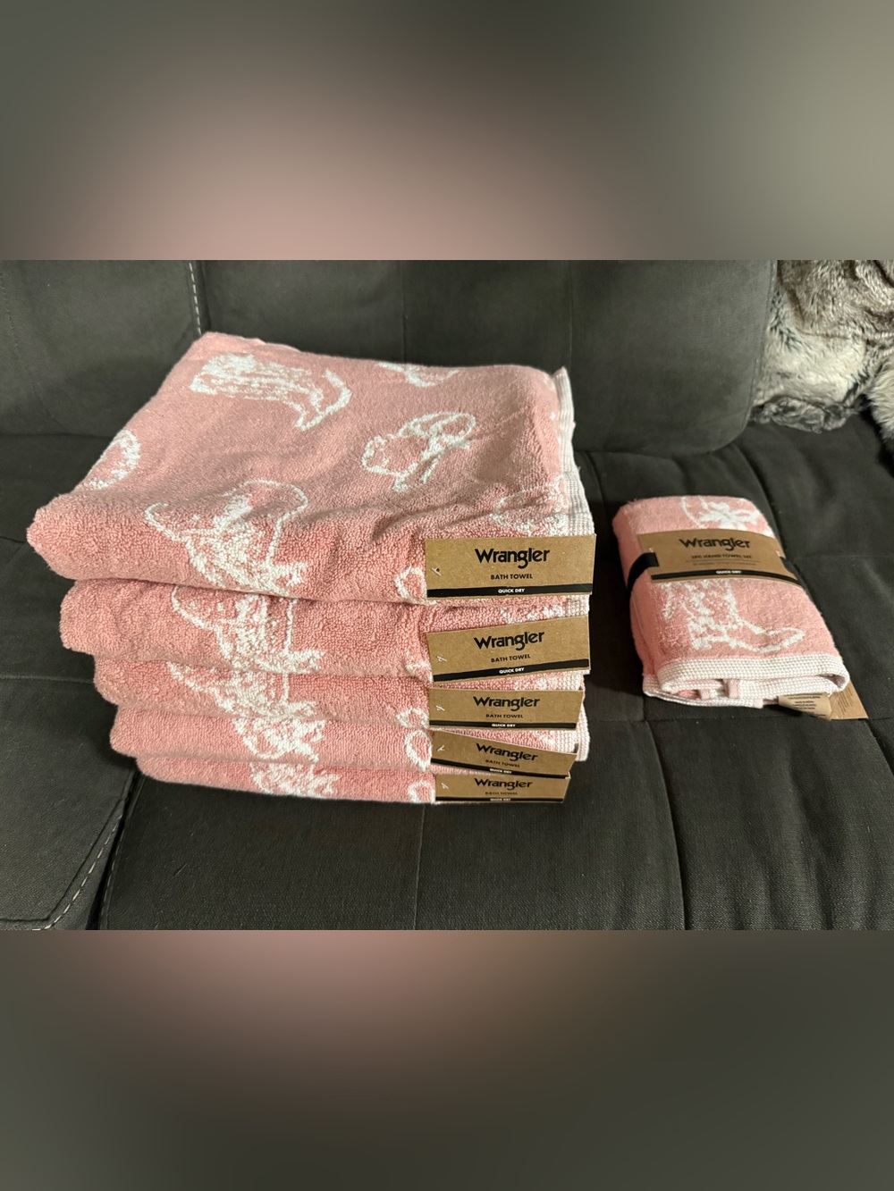 (7) piece Wrangler towel set